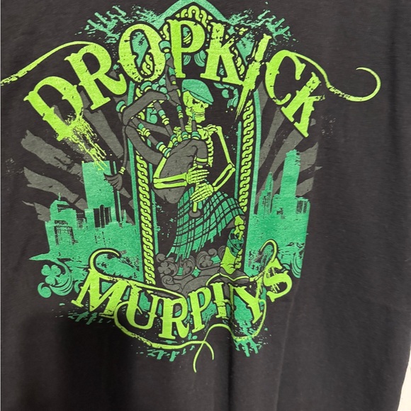 Dropkick Murphys 2010 Cotton Tour Tee XL - Picture 2 of 4